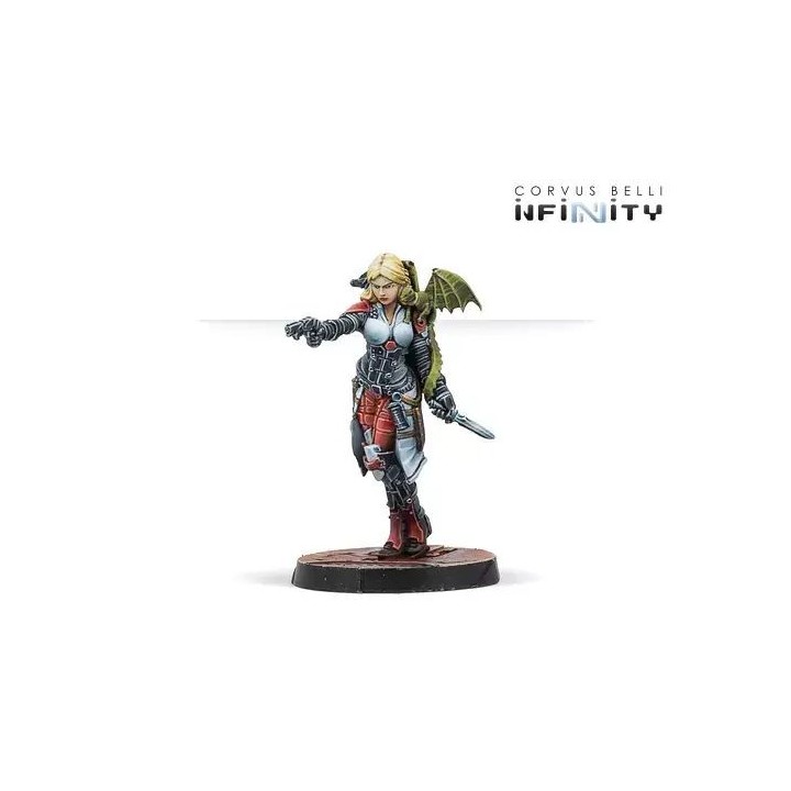 Figurines du Dire Foes 14 (Blocking Zone) pour Infinity de Corvus Belli