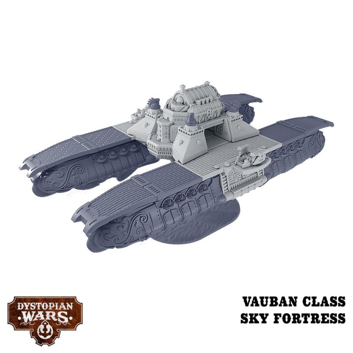 Figurines du Vauban Battlefleet Set (Alliance) de Dystopian Wars