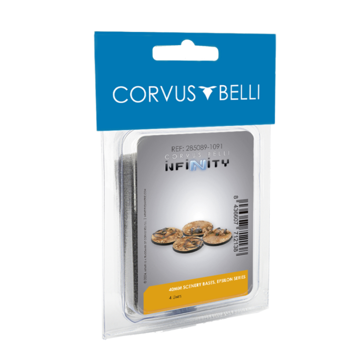 Socles thématiques 25mm prévus pour Infinity avec les Epsilon Series