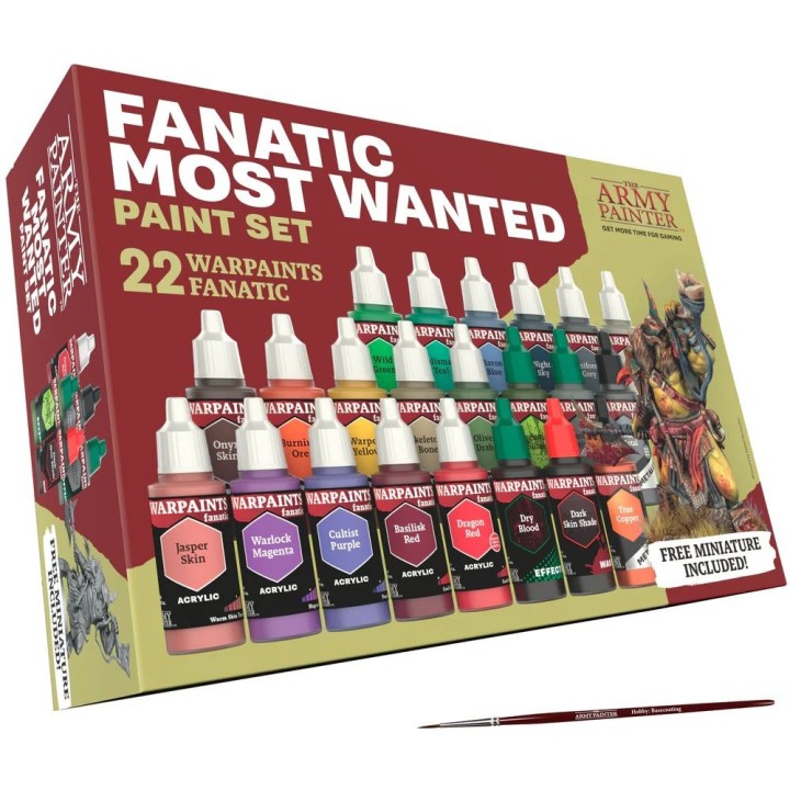Army Painter - Warpaints Fanatics Most Wanted Paint Set