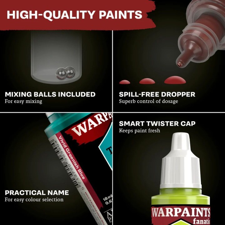 Army Painter - Warpaints Fanatics Most Wanted Paint Set