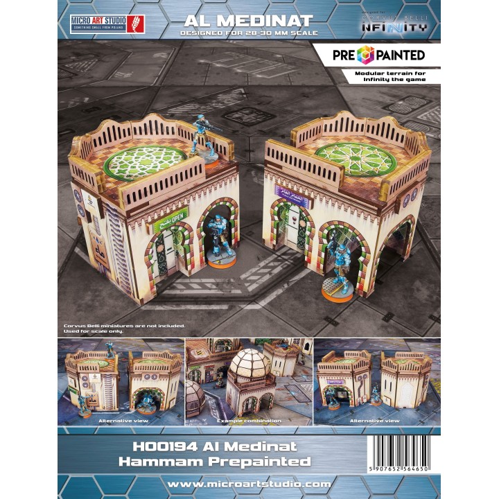 Al Medinat Hammam (x2) prepainted - Décors Micro Arts Studio