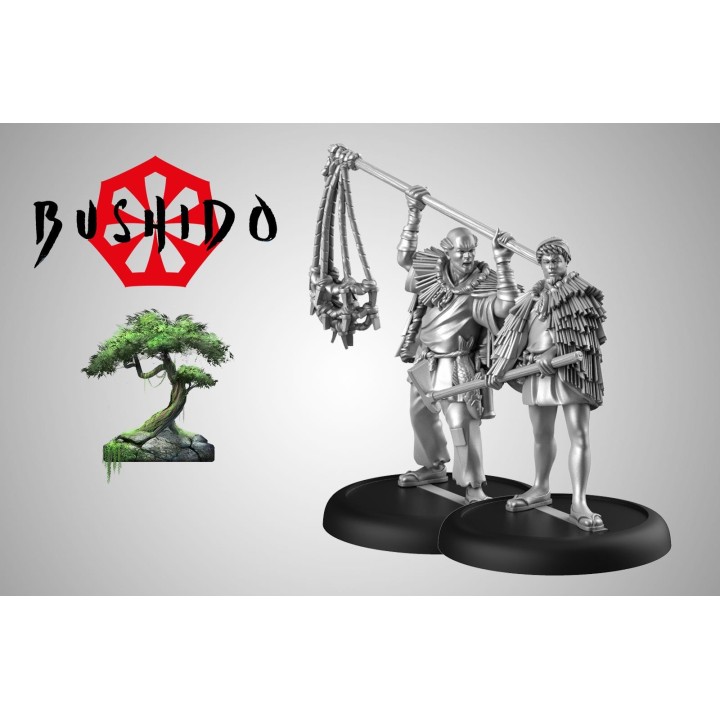 Figurines de Village Militia en VF) pour Ro-Kan à Bushido (GCT Studio)