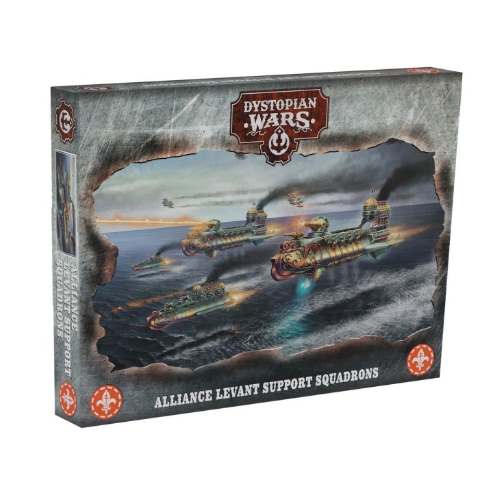 Figurines des Alliance Support Squadrons pour Dystopian Wars (Warcradle Studios)