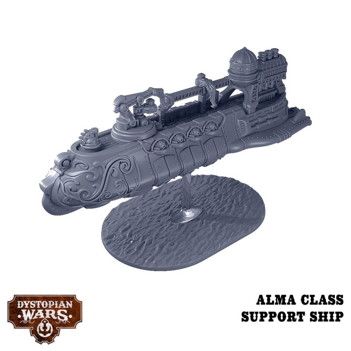 Figurines des Alliance Support Squadrons pour Dystopian Wars (Warcradle Studios)