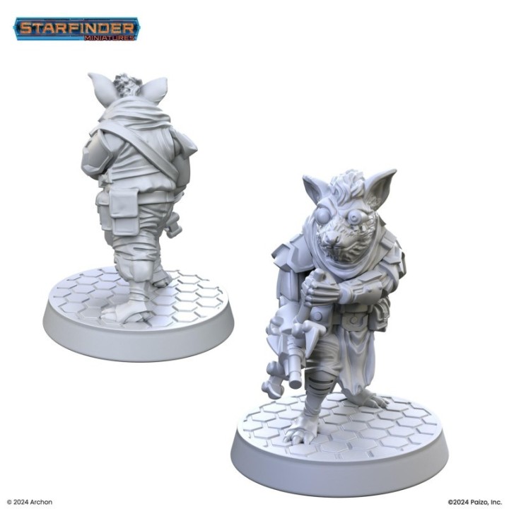 Figurine d'Augmented Activist pour Starfinder