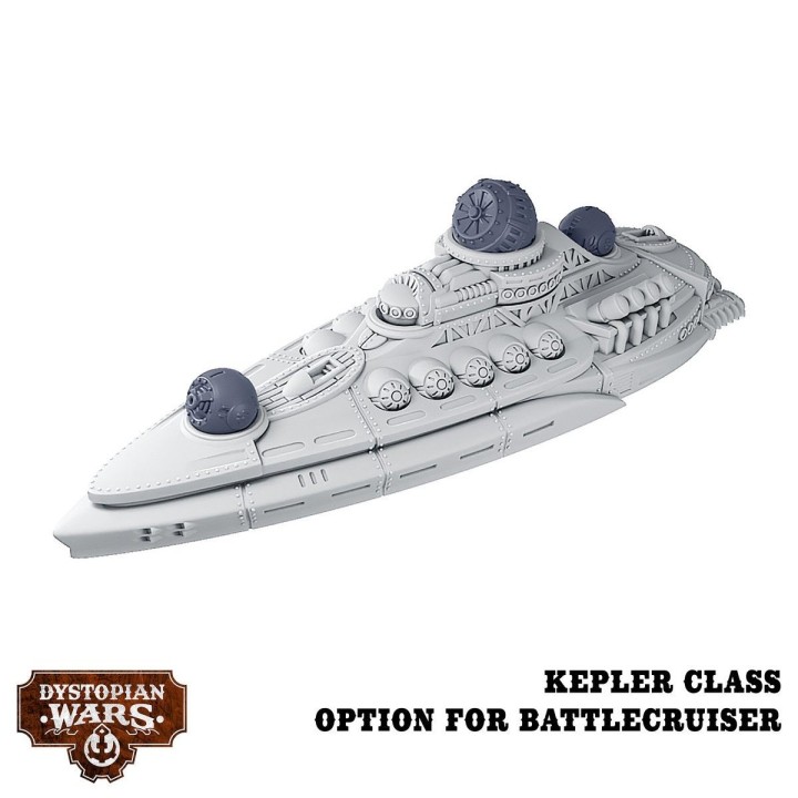 Figurines de la Xenphon Battlefleet Set des Enlightened (Dystopian Wars)