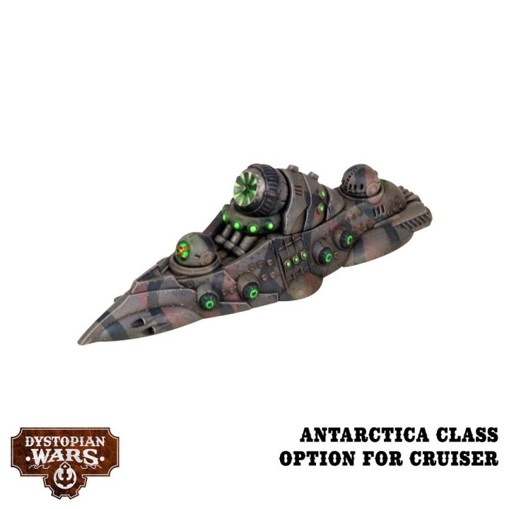 Figurines de la Xenphon Battlefleet Set des Enlightened (Dystopian Wars)