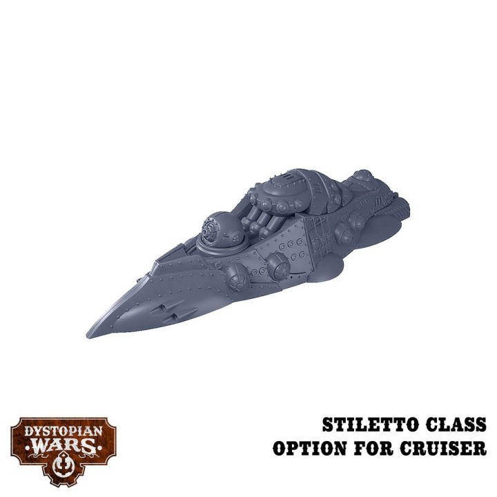Figurines de la Xenphon Battlefleet Set des Enlightened (Dystopian Wars)
