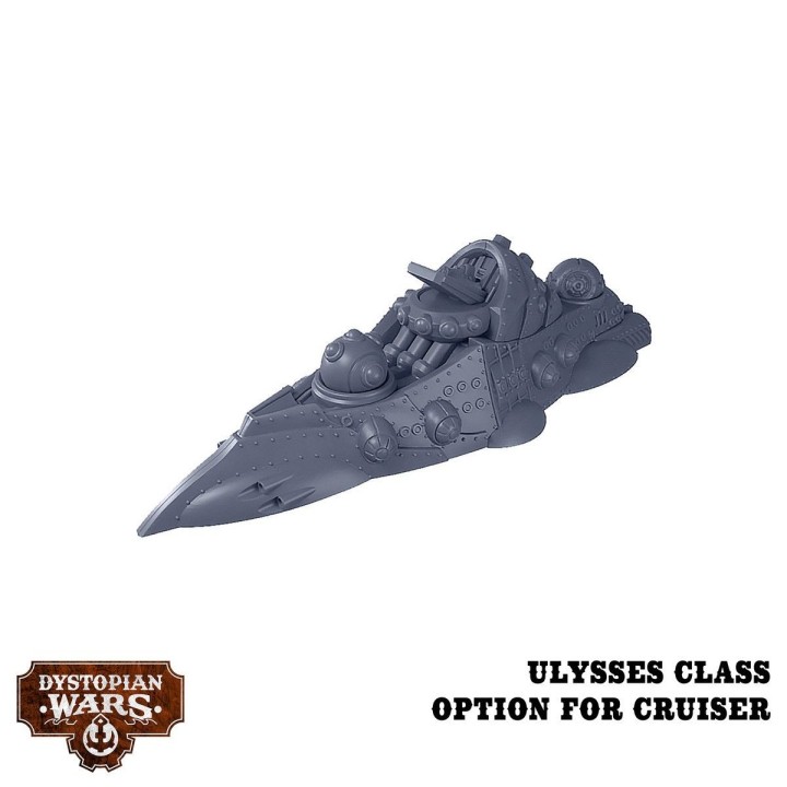 Figurines de la Xenphon Battlefleet Set des Enlightened (Dystopian Wars)