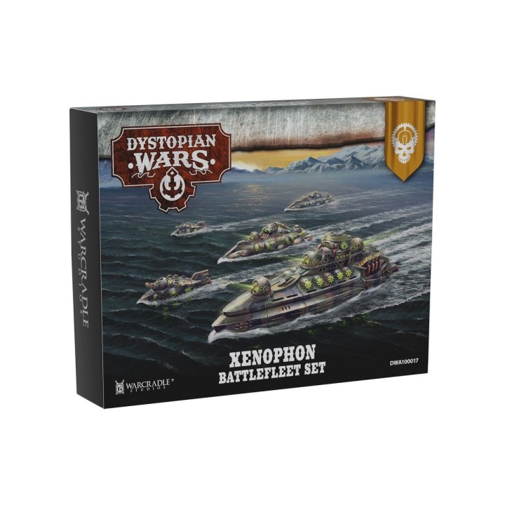 Figurines de la Xenphon Battlefleet Set des Enlightened (Dystopian Wars)