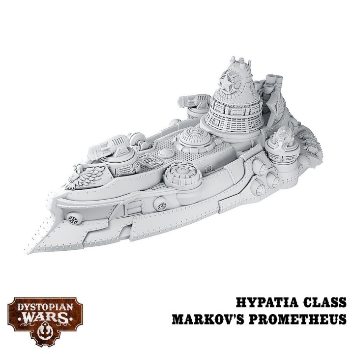 Figurines du Markov's Prometheus du Commonwealth de Dystopian Wars