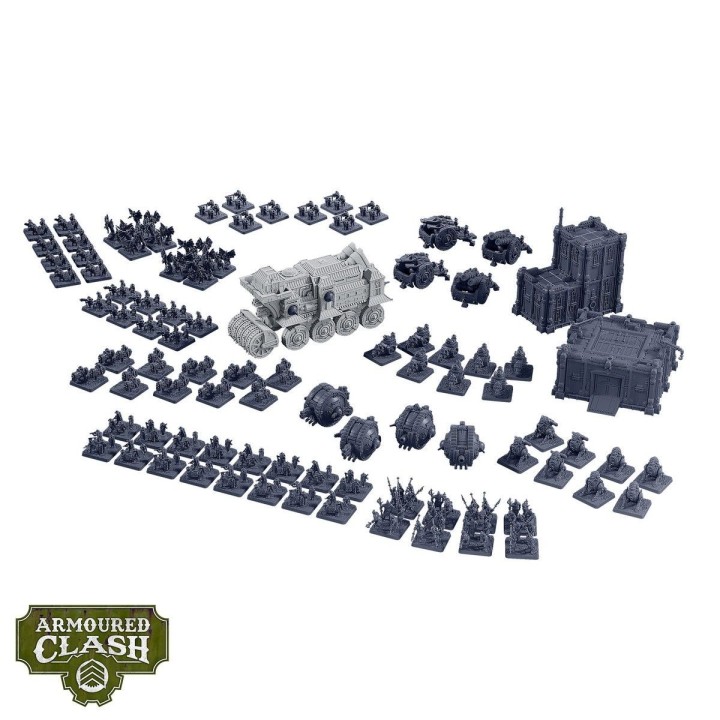Le Starter facon Empire Battlegroup de Armoured Clash de Warcradle Studios
