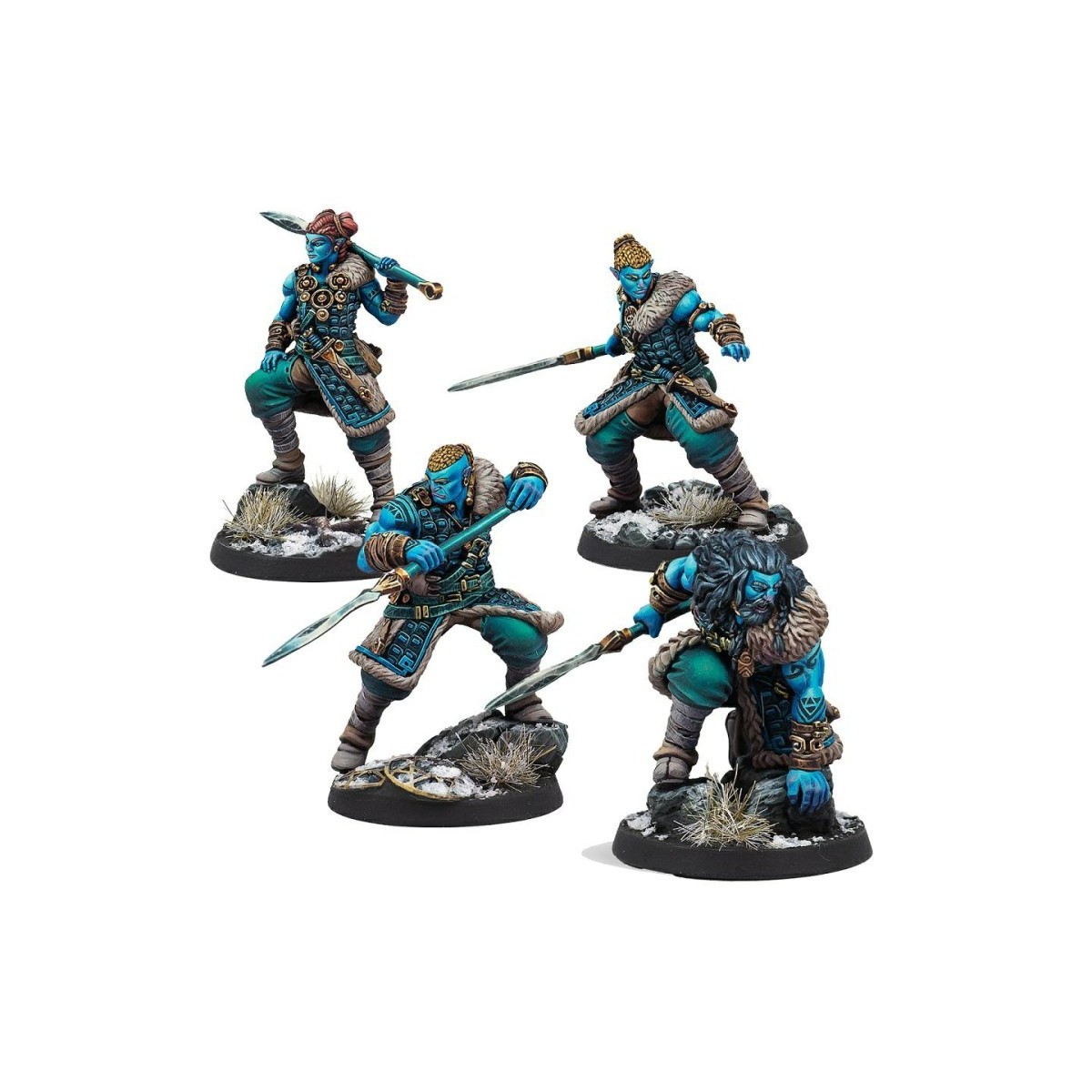 Warcrow - Figurines de Tundra Marauders (VF - Corvus Belli))