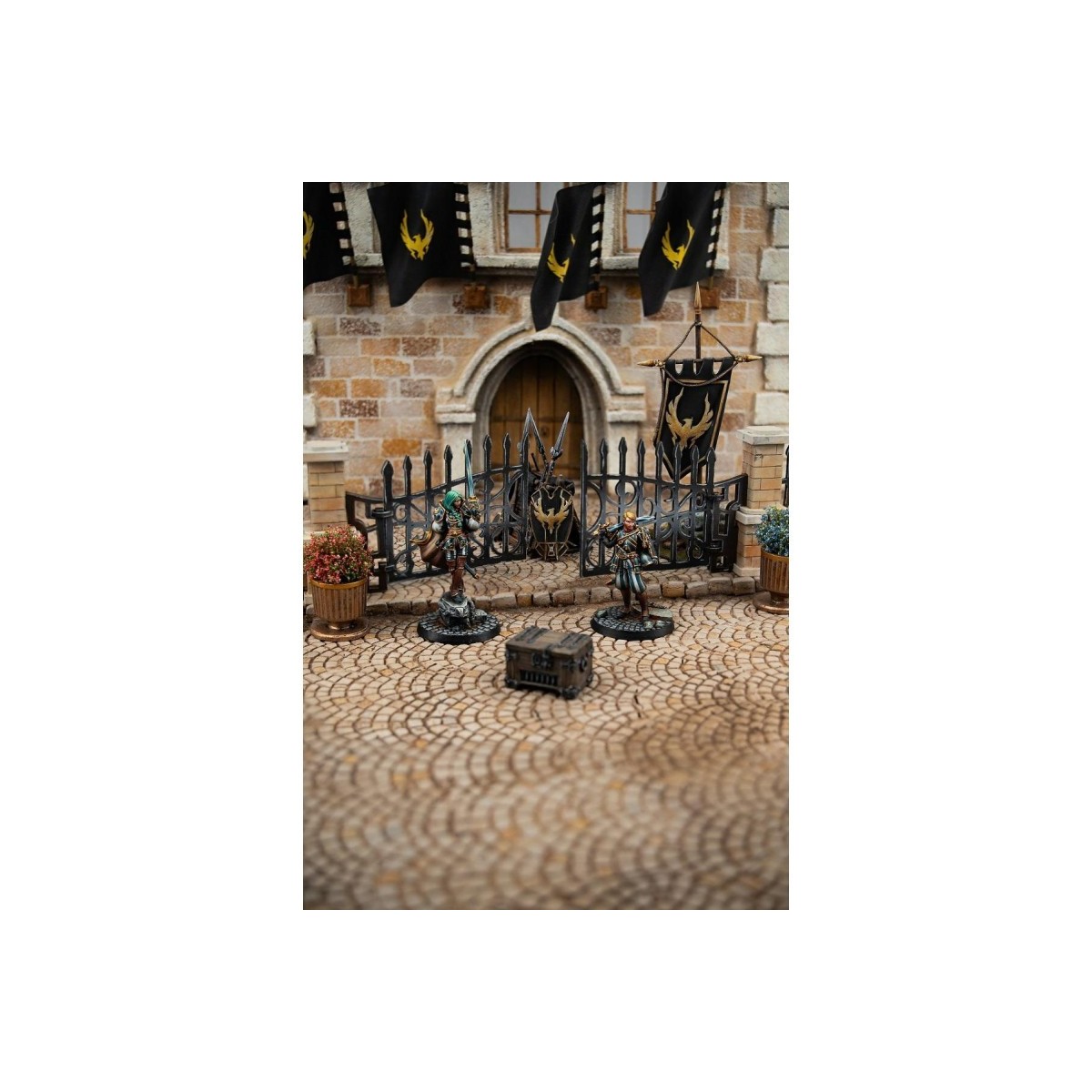 Figurines (VF) des Black legion Officers pour Warcrow