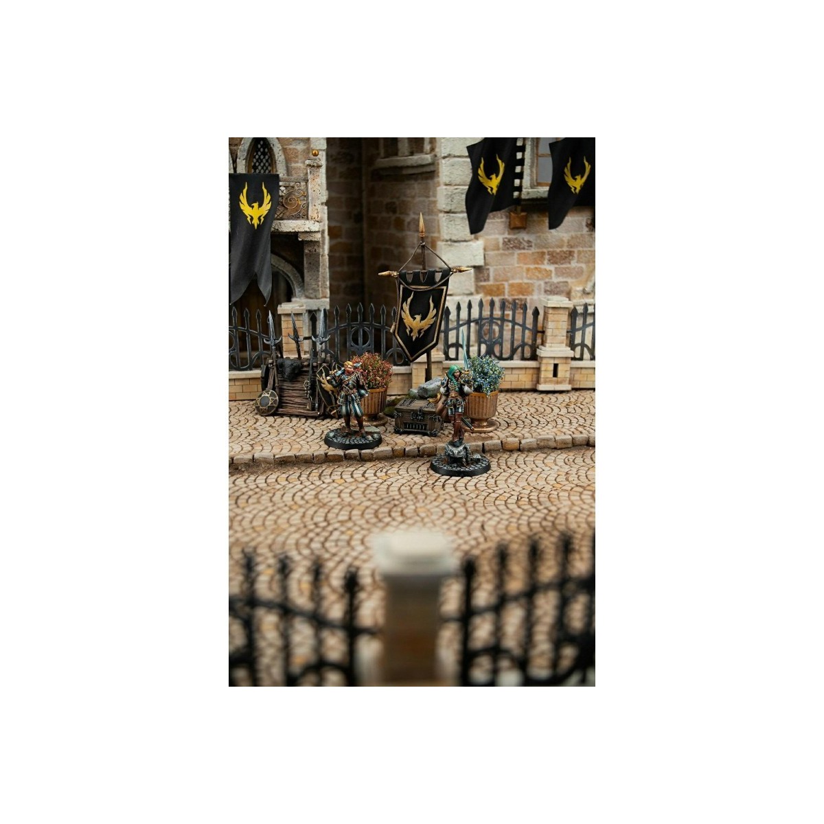 Figurines (VF) des Black legion Officers pour Warcrow