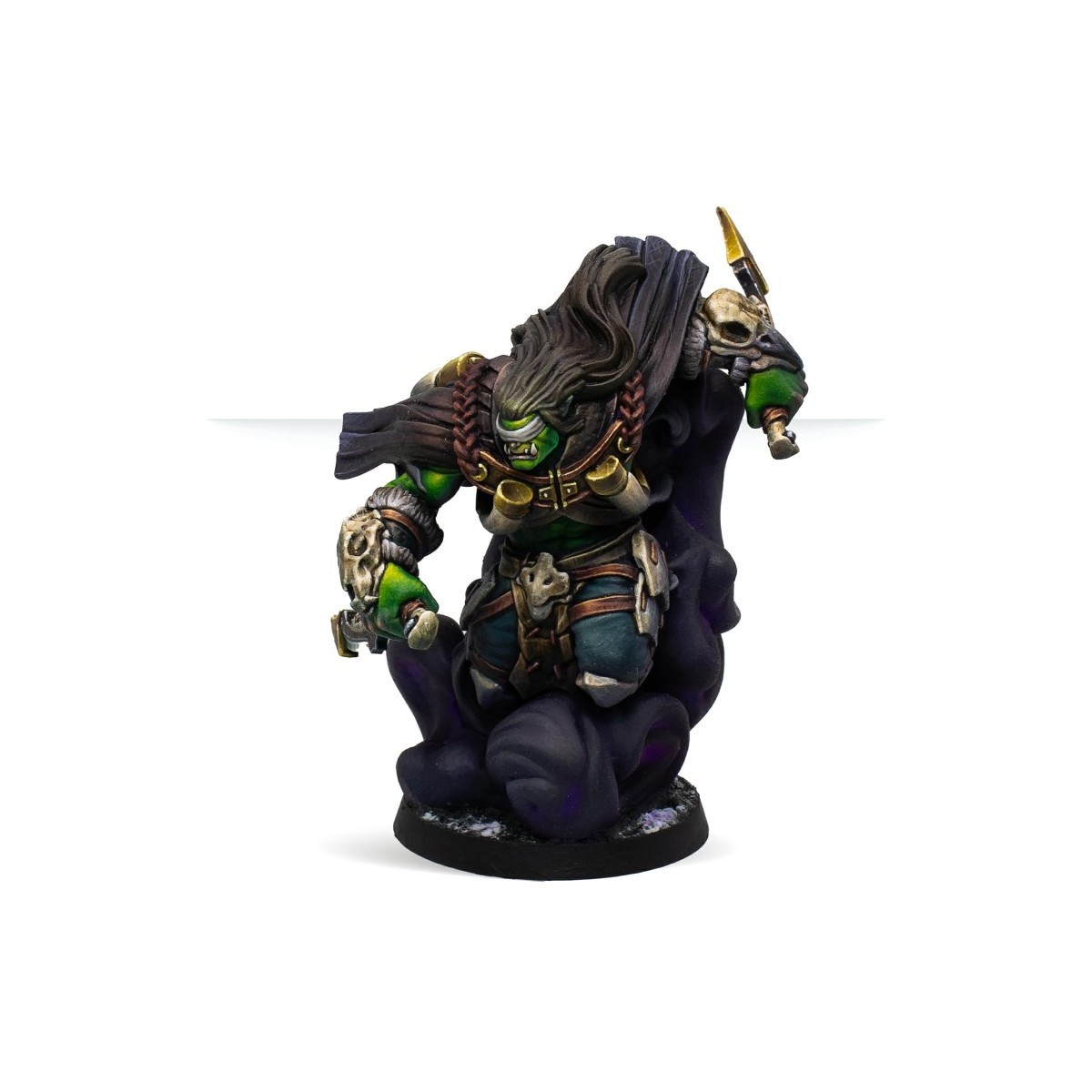 Figurine du Darkmaster (VF) pour les Tribes de Warcrow (Corvus Belli)