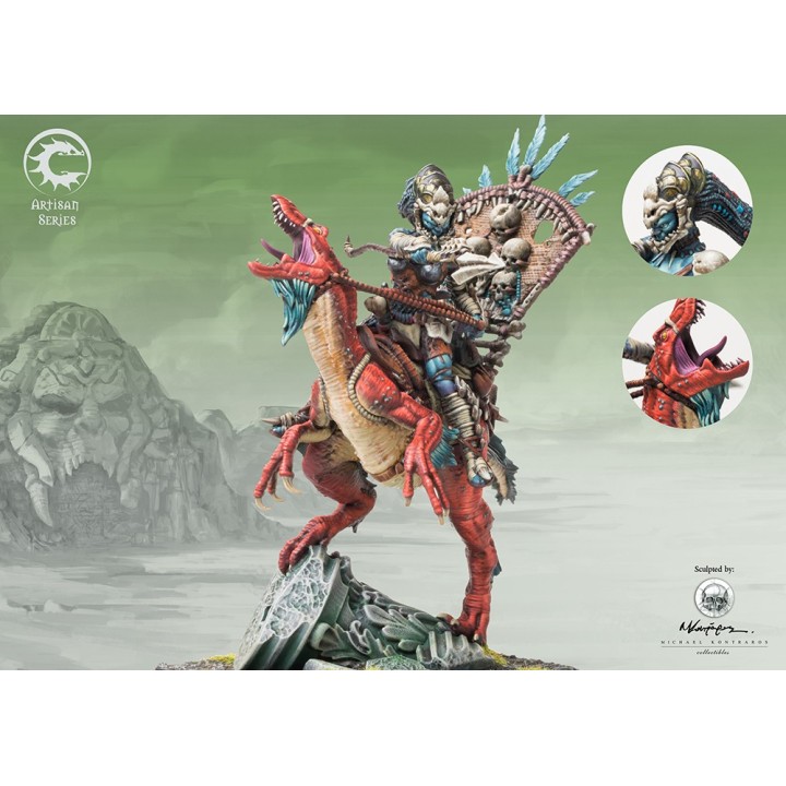 Figurines du Mounted Predator des W'Adrhun de Conquest (ParaBellum)