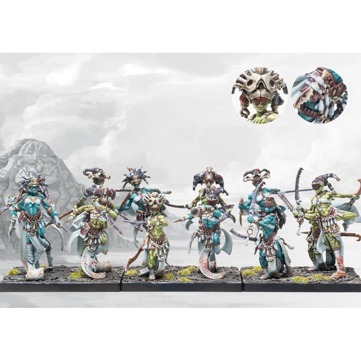 Figurines des Chosen of Death des W'Adrhun de Conquest (ParaBellum)