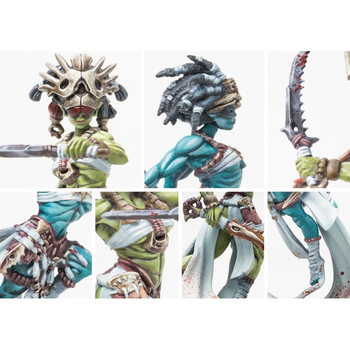 Figurines des Chosen of Death des W'Adrhun de Conquest (ParaBellum)