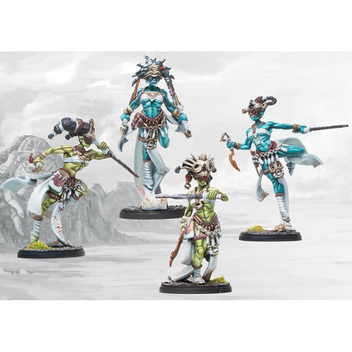 Figurines des Chosen of Death des W'Adrhun de Conquest (ParaBellum)