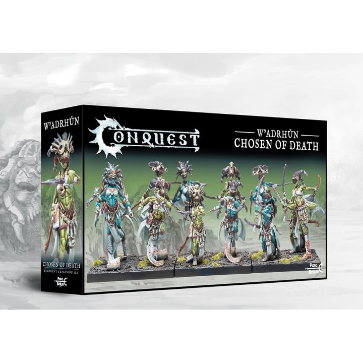 Figurines des Chosen of Death des W'Adrhun de Conquest (ParaBellum)