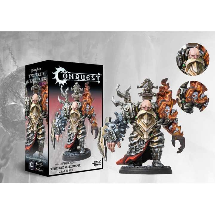 Figurine de Tempered Steelshaper du Dweghom pour Conquest (Para Bellum Wargames)