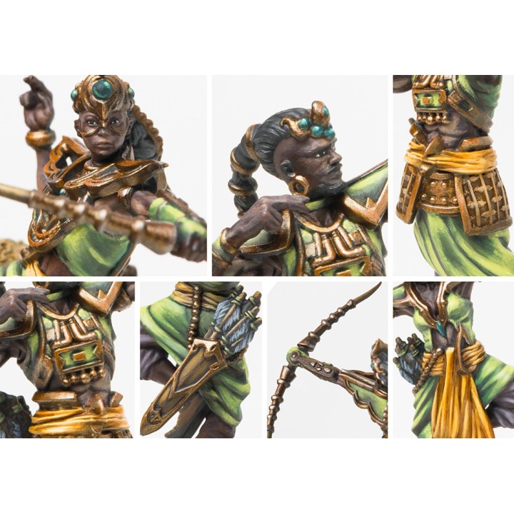 Figurines de Dhanur Disciples pour les Sorcerer Kings de Conquest
