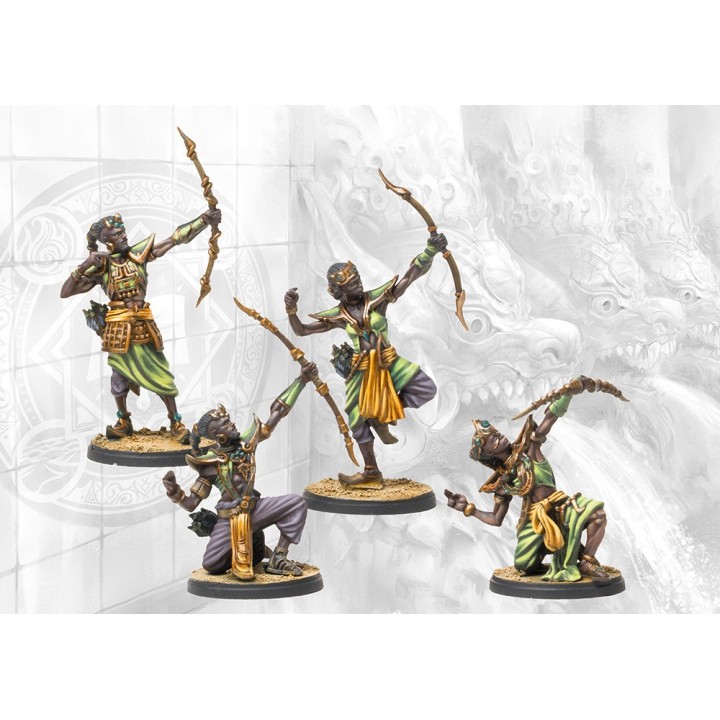 Figurines de Dhanur Disciples pour les Sorcerer Kings de Conquest