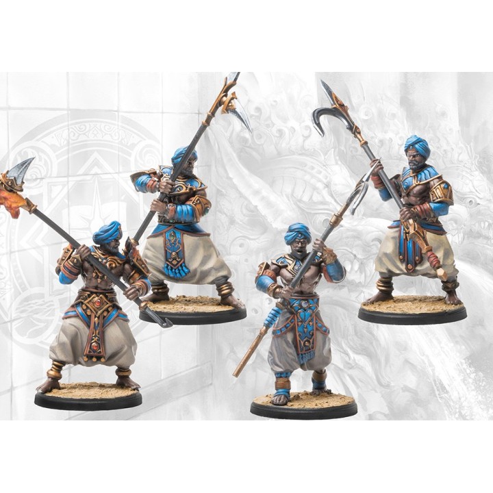 Figurines de Mahabharati Initiates pour les Sorcerer Kings de Conquest