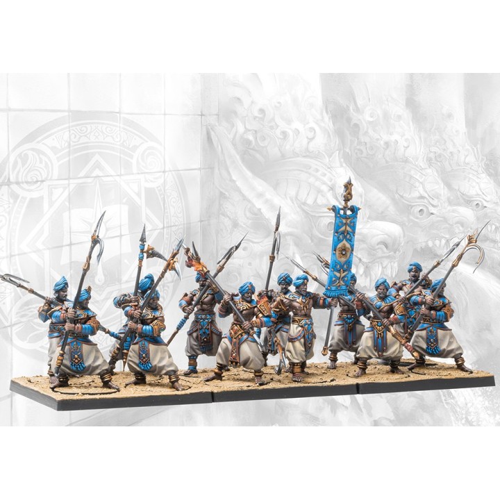 Figurines de Mahabharati Initiates pour les Sorcerer Kings de Conquest
