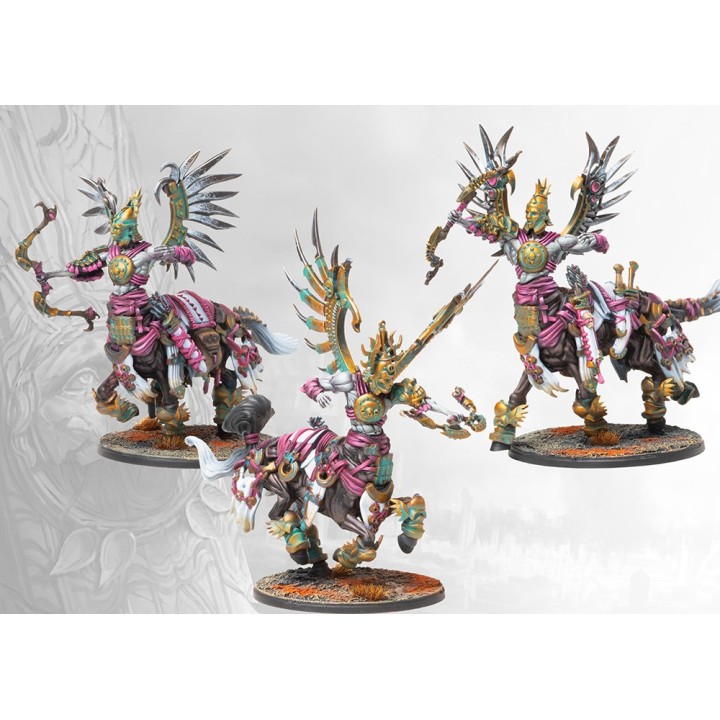 Figurines des Centaur Kerykes du Old Dominion pour Conquest (ParaBellum)