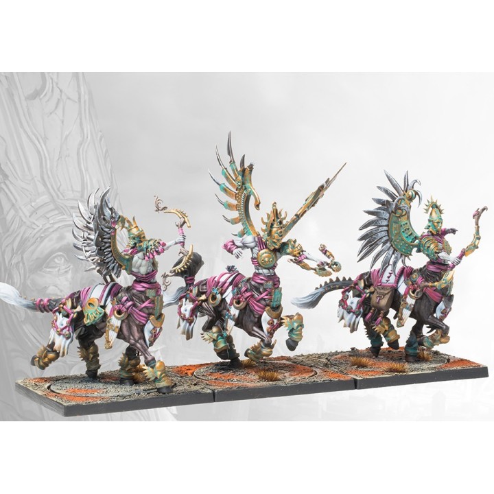 Figurines des Centaur Kerykes du Old Dominion pour Conquest (ParaBellum)