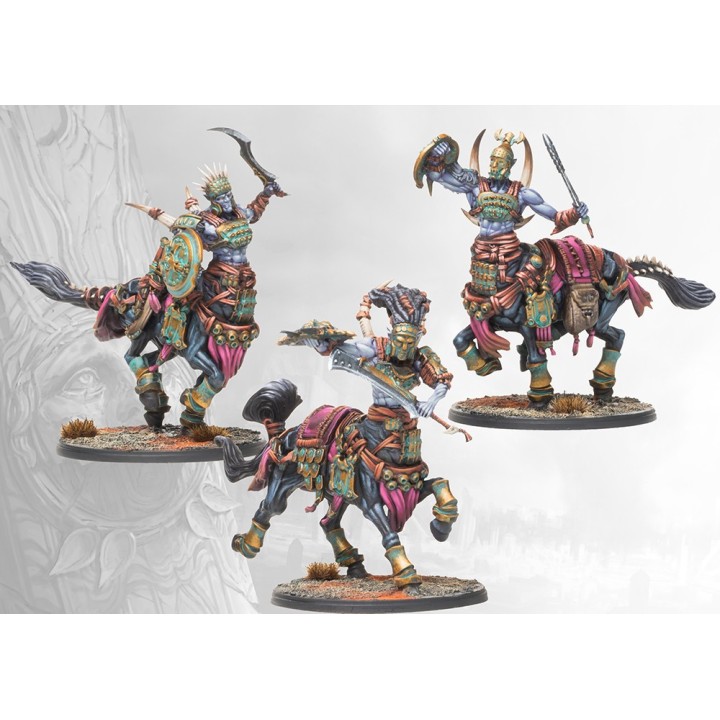 Figurines des Centaur Prodromoi du Old Dominion pour Conquest (ParaBellum)