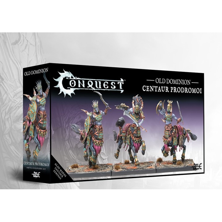 Figurines des Centaur Prodromoi du Old Dominion pour Conquest (ParaBellum)