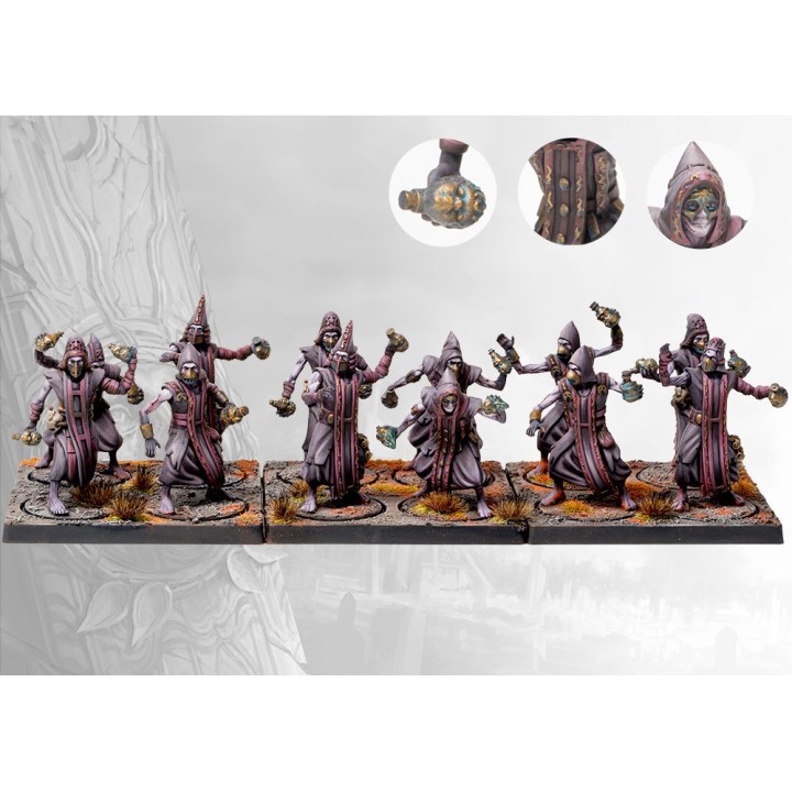 Figurines des Cultists du Old Dominion pour Conquest (ParaBellum Wargames)