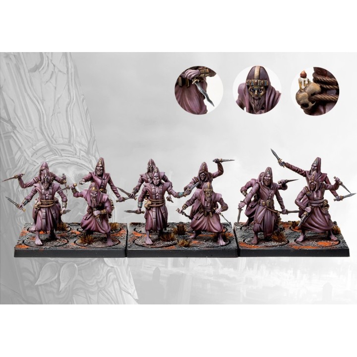 Figurines des Hashashin du Old Dominion pour Conquest (ParaBellum Wargames)