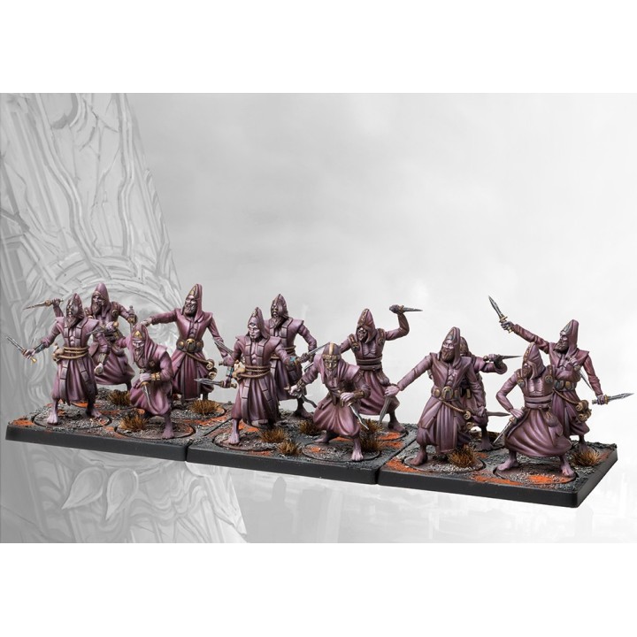 Figurines des Hashashin du Old Dominion pour Conquest (ParaBellum Wargames)