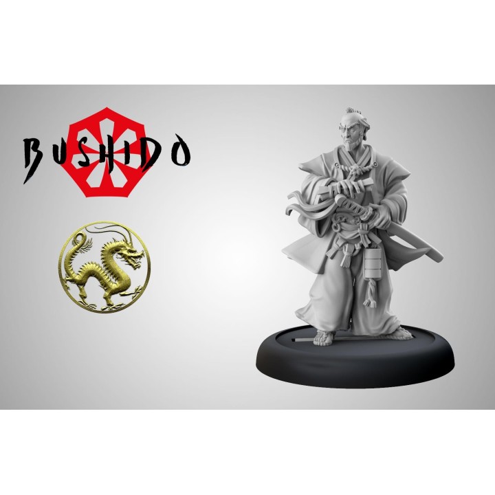 Figurine de Satou Sadao de la préfecture de Ryu à Bushido