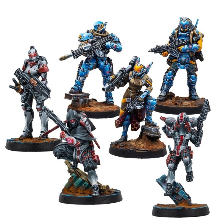 Figurines de Beyond Operation Sandtrap pour Infinity de Corvus Belli