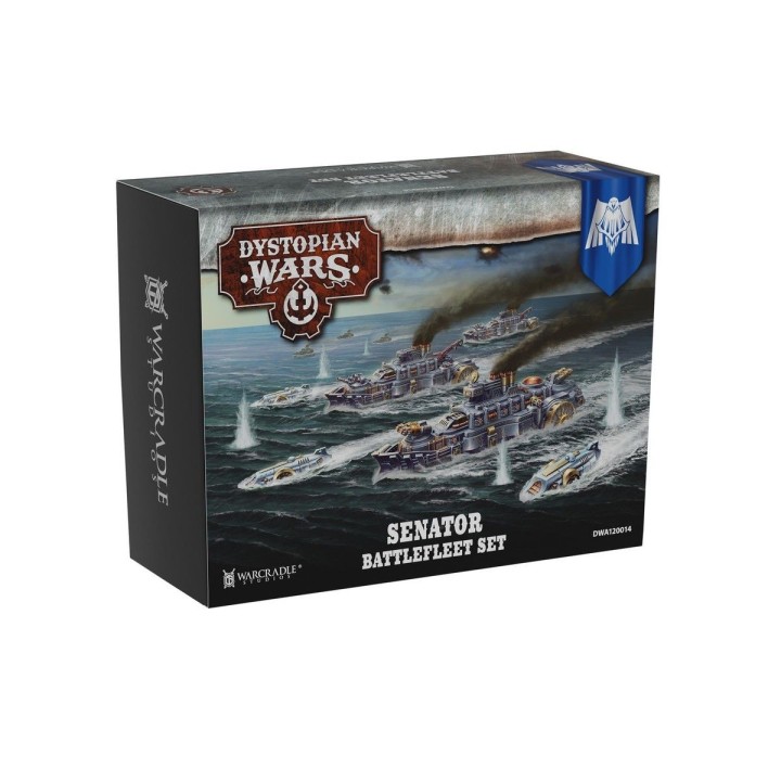 Figurines du Senator Battlefleet Setpour l'Union de Dystopian Wars