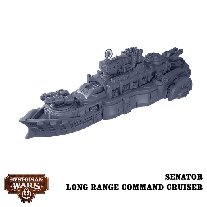 Figurines du Senator Battlefleet Setpour l'Union de Dystopian Wars