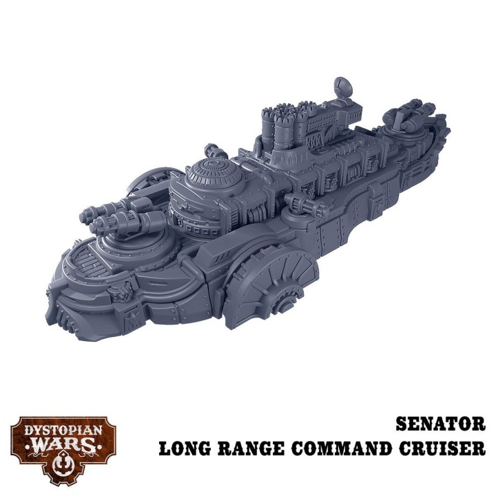 Figurines du Senator Battlefleet Setpour l'Union de Dystopian Wars