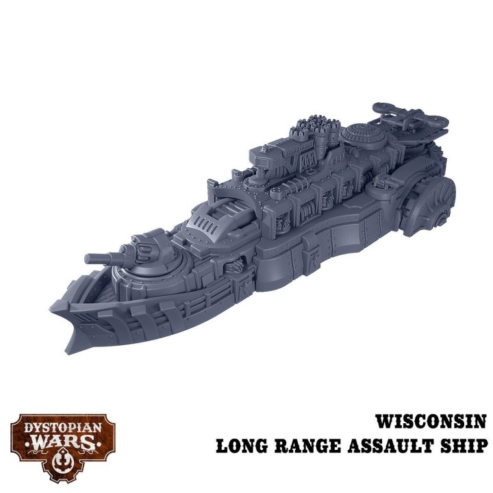 Figurines du Senator Battlefleet Setpour l'Union de Dystopian Wars