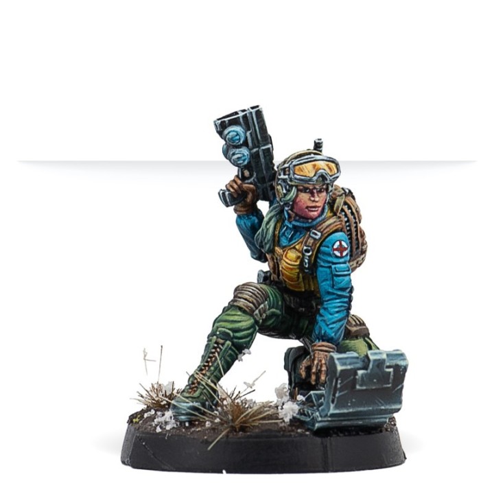 Figurine de la Kibervolk Patrol d'Ariadna pour Infinity