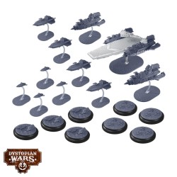 Dystopian Wars - Zamiec Battlefleet Set