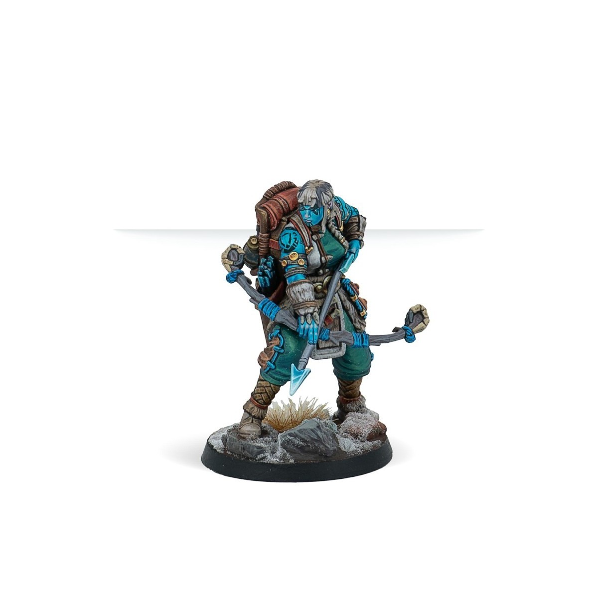 Figurines Warcrow Varank Supports Northern Tribes Selika Eskold Corvus Belli