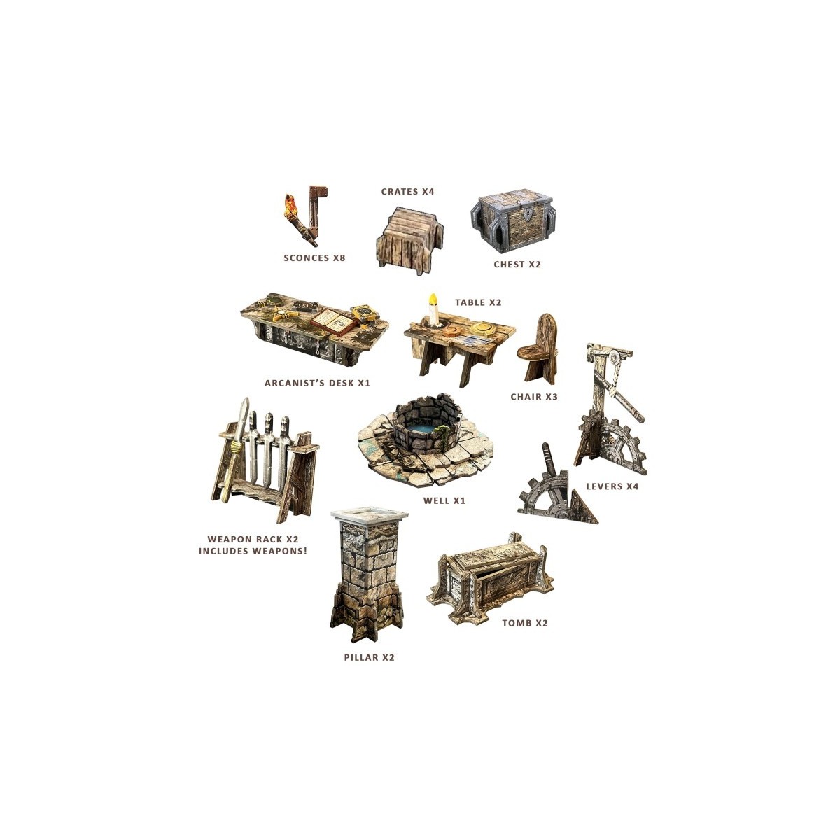 Maladum Dungeons of Enveron - Boîte de base (VF)