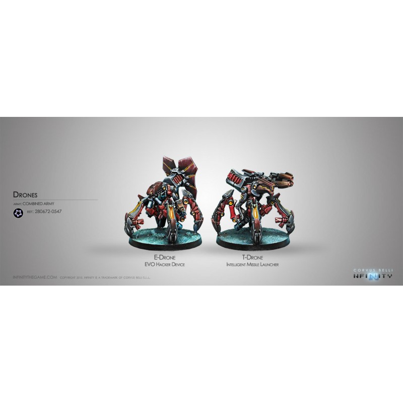 Figurine Infinity (Corvus Belli) - Drones (E,T) Figurine Infinity (Corvus Belli) - Drones (E,T)