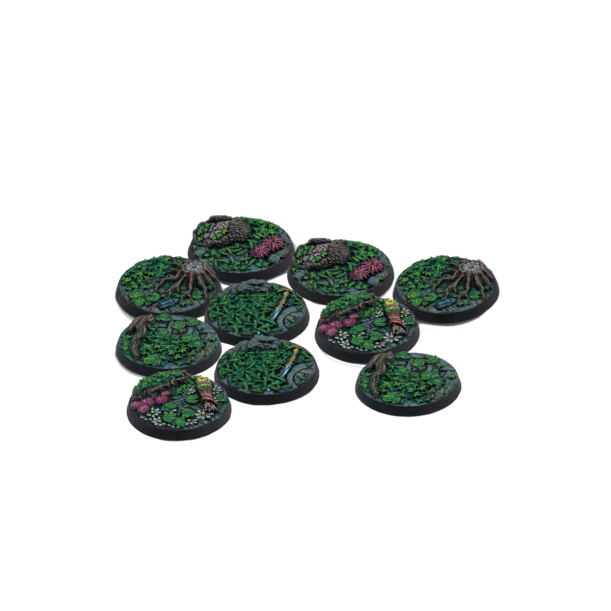 Warcrow - 30mm Syenann Scenery Bases, Alpha Series